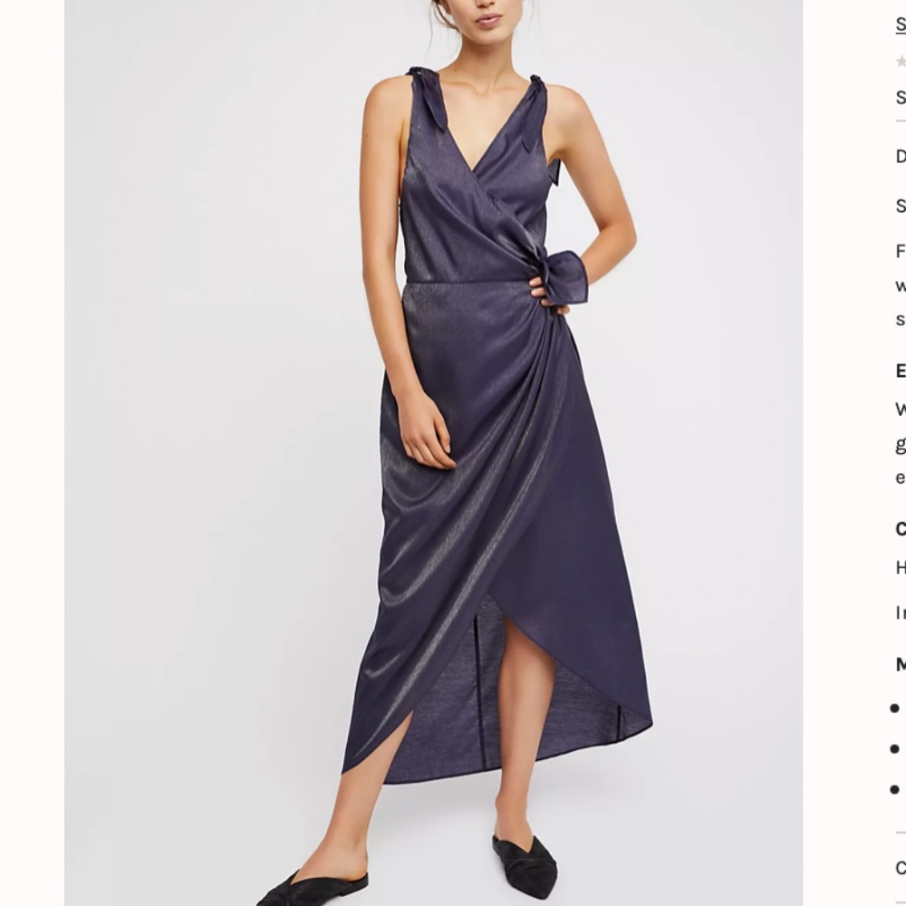 Free People Grecian Style Wrap Dress XS